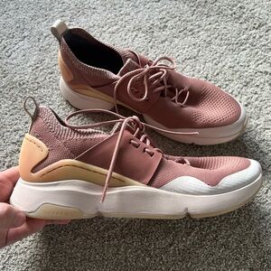 Cole Haan Women’s Size 10.5 Zerogrand Motion All Day Mauve Sneakers Lace Up